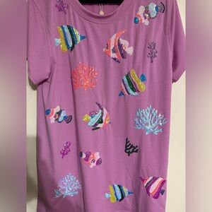 Colorful Fish Sequins Dress